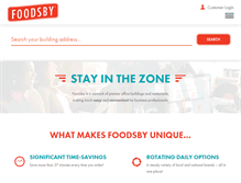 Tablet Screenshot of foodsby.com